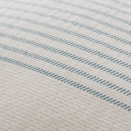 Kadan cushion cover in cream & grey green, 50% linen & 50% cotton |Find the perfect cushion covers