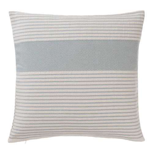Kadan cushion cover, grey green & cream, 50% linen & 50% cotton