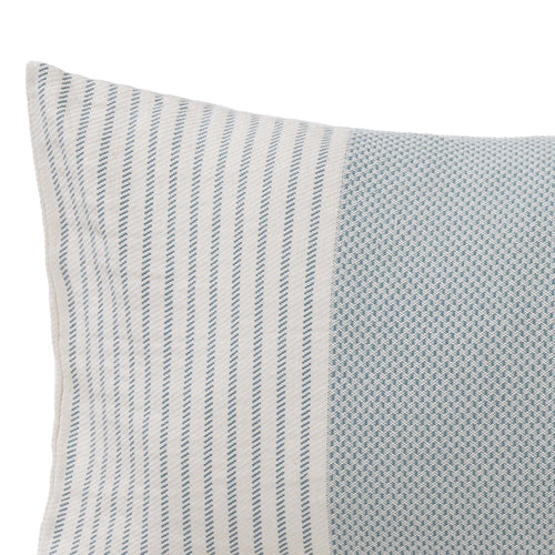 Kadan cushion cover, grey green & cream, 50% linen & 50% cotton |High quality homewares