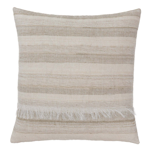 Bundi blanket, clay & cream, 60% linen & 40% silk |High quality homewares