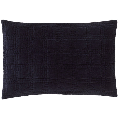Samana bedspread, dark blue, 100% cotton |High quality homewares
