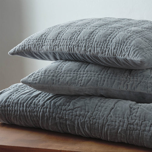 Samana Cushion Cover [Green grey]