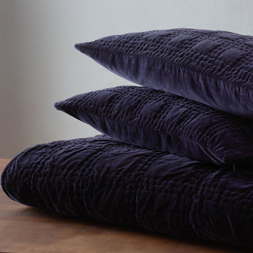 Samana cushion cover in dark blue, 100% cotton |Find the perfect cushion covers