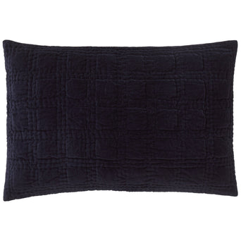 Samana cushion cover, dark blue, 100% cotton