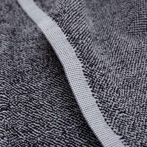 Ventosa hand towel, black & white, 100% organic cotton | URBANARA cotton towels