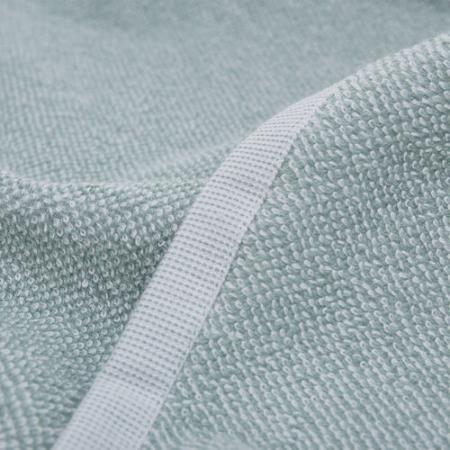 Ventosa hand towel, light grey green & white, 100% organic cotton | URBANARA cotton towels
