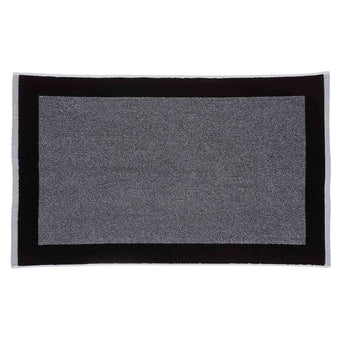 Ventosa bath mat, black & white, 100% organic cotton