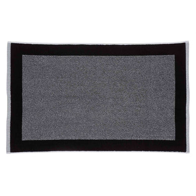 Ventosa bath mat, black & white, 100% organic cotton