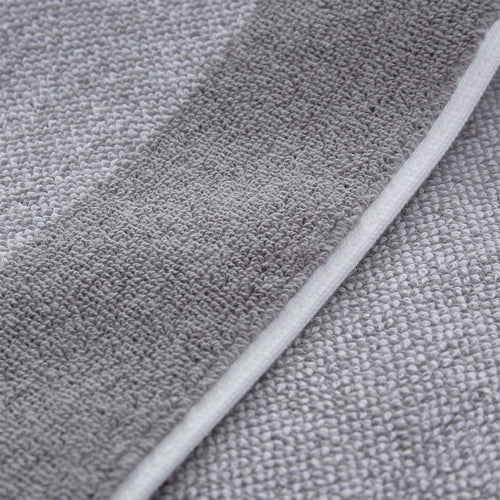Ventosa bath mat, grey & white, 100% organic cotton |High quality homewares