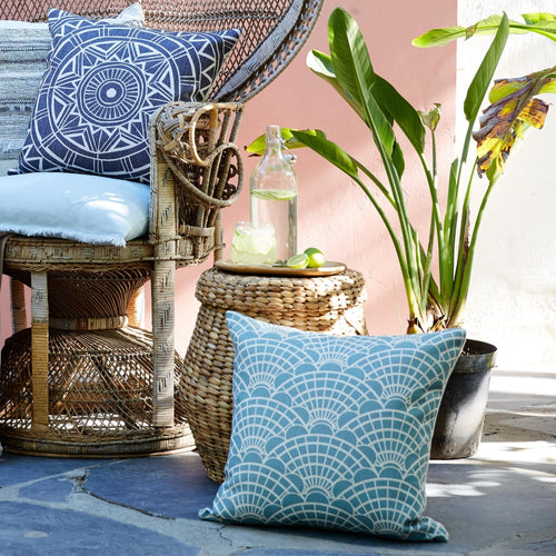 Green grey & Natural Lune Kissenhülle | Home & Living inspiration | URBANARA