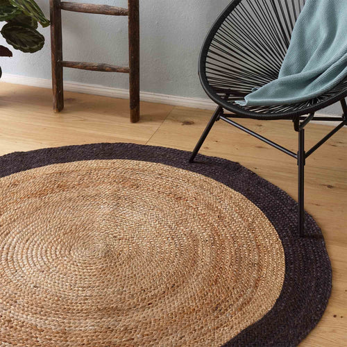 Natural & Charcoal Nandi Teppich | Home & Living inspiration | URBANARA