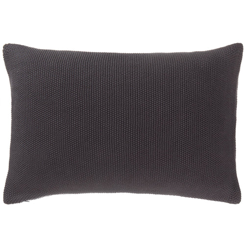 Antua cushion cover, charcoal, 100% cotton