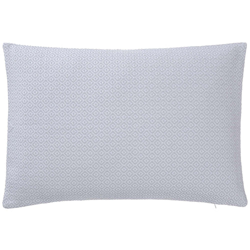Mondego blanket, light grey & white, 100% cotton |High quality homewares