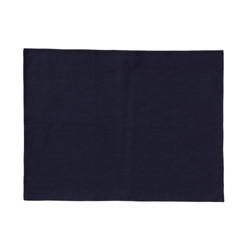 Teis place mat, dark blue, 100% linen