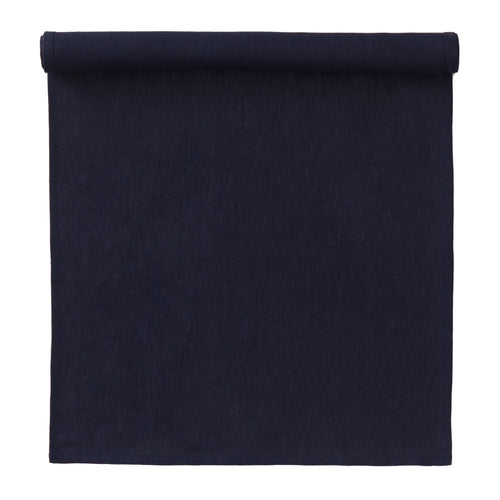 Teis table runner, dark blue, 100% linen