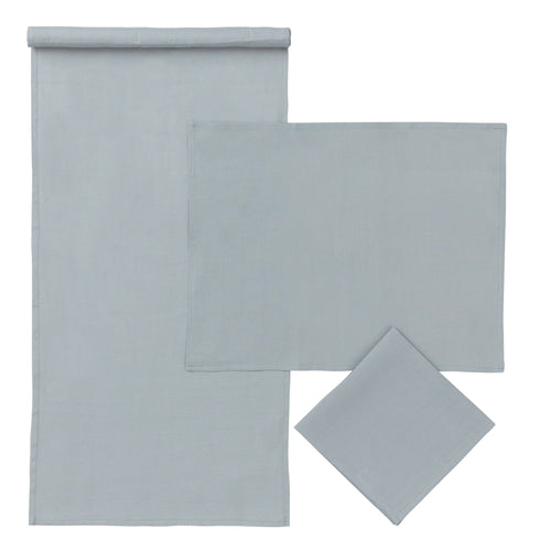 Teis table cloth, grey green, 100% linen | URBANARA tablecloths