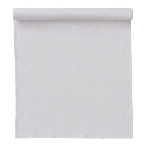 Teis table runner, light grey, 100% linen