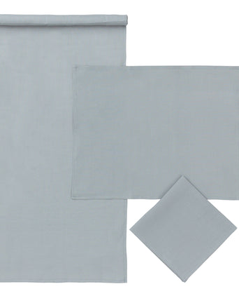 Teis place mat, grey green, 100% linen