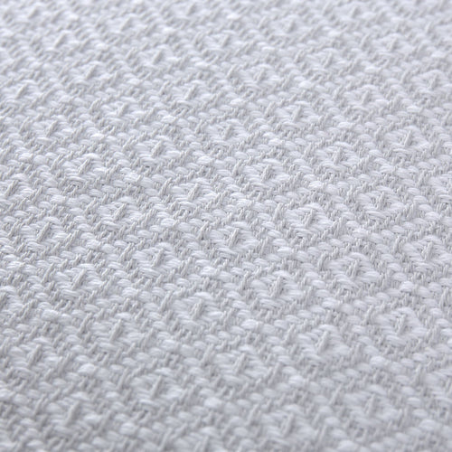 Mondego cushion cover, light grey & white, 100% cotton |High quality homewares