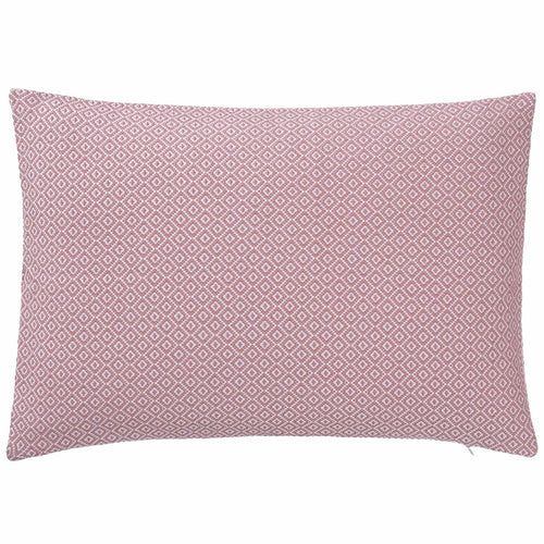 Mondego cushion cover, dusty pink & white, 100% cotton