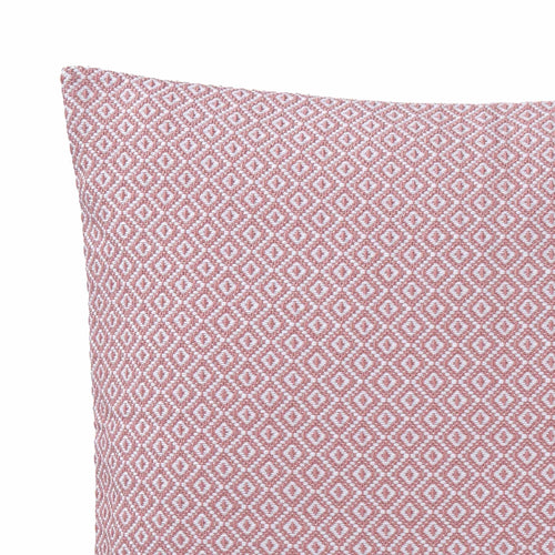 Mondego cushion cover, dusty pink & white, 100% cotton | URBANARA cushion covers