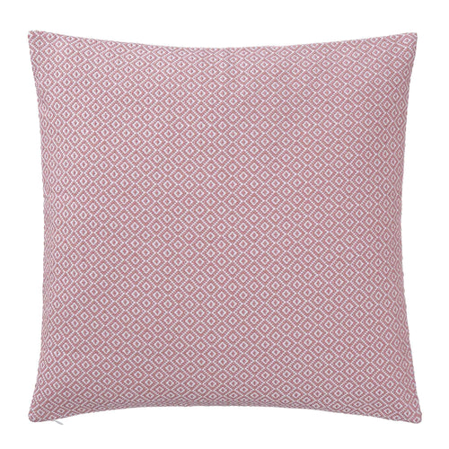 Mondego cushion cover, dusty pink & white, 100% cotton