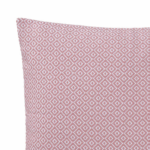 Mondego cushion cover, dusty pink & white, 100% cotton | URBANARA cushion covers
