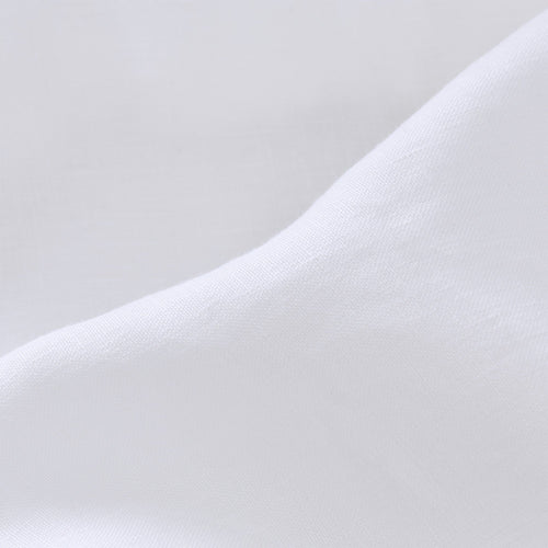Toulon fitted sheet, white, 100% linen | URBANARA fitted sheets