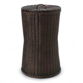 Java laundry basket, dark brown, 100% rattan