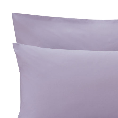 Perpignan duvet cover, light purple grey, 100% combed cotton | URBANARA percale bedding