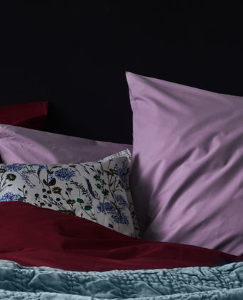 Perpignan duvet cover, light purple grey, 100% combed cotton