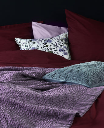 Perpignan duvet cover, ruby red, 100% combed cotton