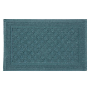 Osuna bath mat, green grey, 100% cotton