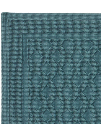 Osuna bath mat, green grey, 100% cotton