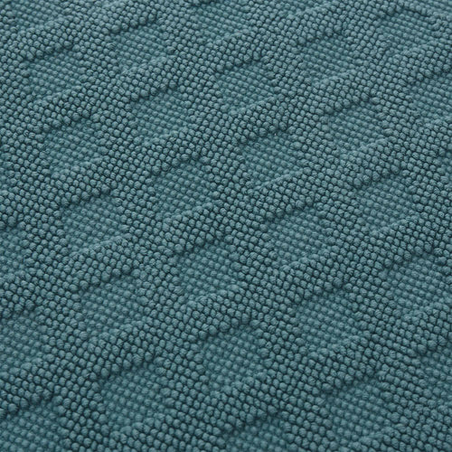 Osuna bath mat, green grey, 100% cotton | URBANARA bath mats
