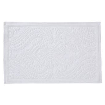 Marvao bath mat, white, 100% cotton