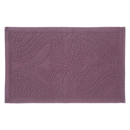 Marvao bath mat, aubergine, 100% cotton