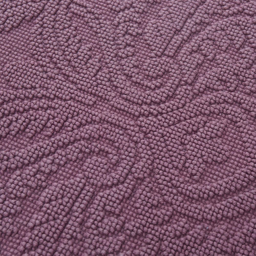 Marvao bath mat, aubergine, 100% cotton |High quality homewares