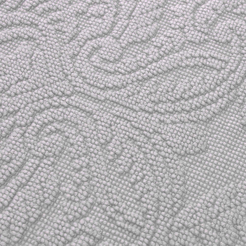 Marvao bath mat, grey, 100% cotton | URBANARA bath mats