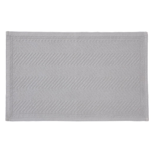 Tajo bath mat, light grey, 100% cotton