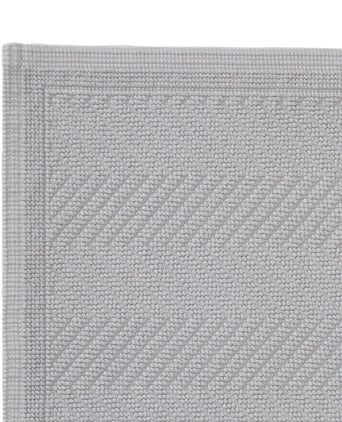 Tajo bath mat, light grey, 100% cotton