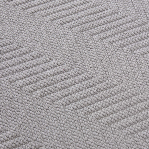 Tajo bath mat, light grey, 100% cotton | URBANARA bath mats