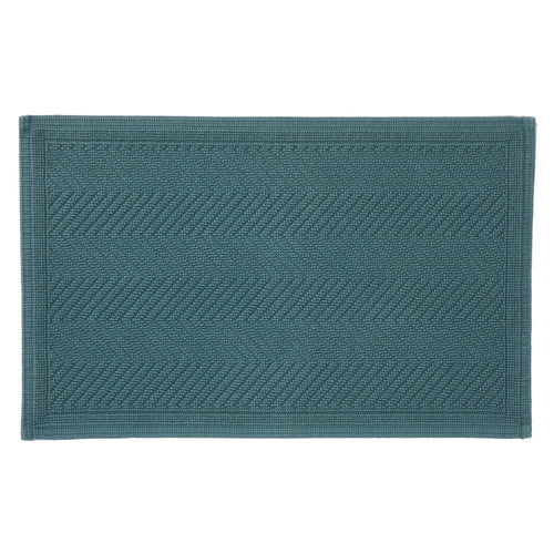 Tajo bath mat, green grey, 100% cotton