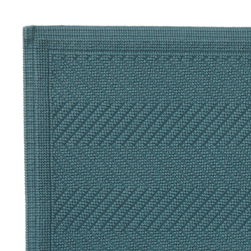 Tajo bath mat, green grey, 100% cotton | URBANARA bath mats