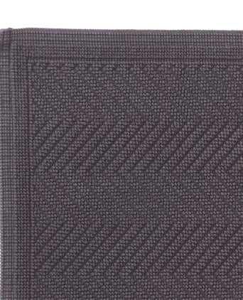 Tajo bath mat, charcoal, 100% cotton