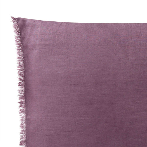 Bellvis cushion cover, aubergine, 100% linen | URBANARA cushion covers