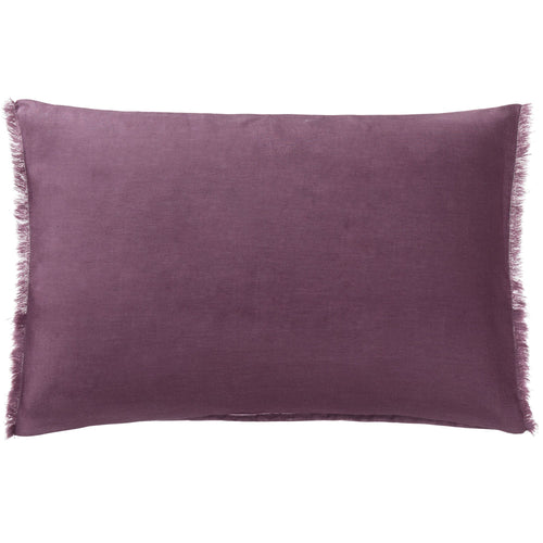 Bellvis cushion cover, aubergine, 100% linen