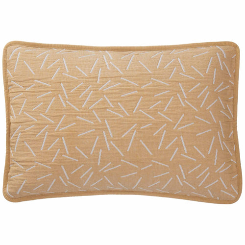 Alcains bedspread in mustard & light grey, 80% cotton & 20% polyester |Find the perfect bedspreads & quilts