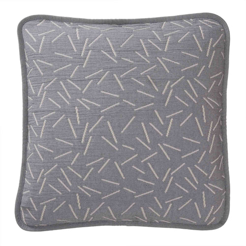 Alcains cushion cover, grey & sand, 80% cotton & 20% polyester