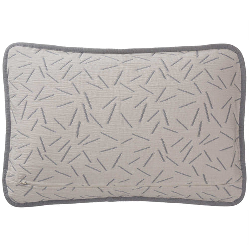 Alcains cushion cover, grey & sand, 80% cotton & 20% polyester |High quality homewares